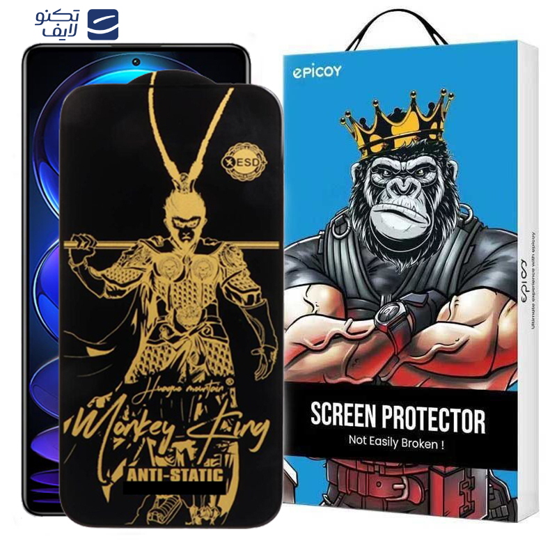 محافظ صفحه نمایش اپیکوی مدل Wukong ESD مناسب برای گوشی موبایل شیائومی Redmi Note 12 4G/12 5G/12 Pro /12 Pro Plus