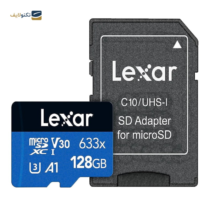 gallery-کارت حافظه microSDXC لکسار مدل 633X کلاس 10 استاندارد UHS-I U3 سرعت 100MBps ظرفیت 64 گیگابایت copy.png