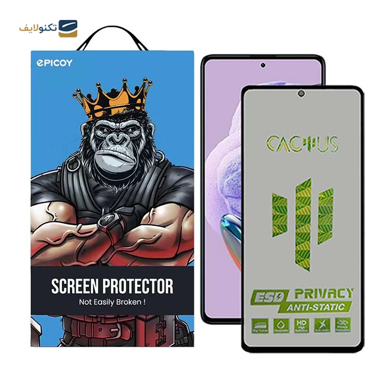 gallery-گلس حریم شخصی گوشی شیائومی Redmi Note 12 Pro Plus اپیکوی مدل Cactus-ESD-Privacy copy.png