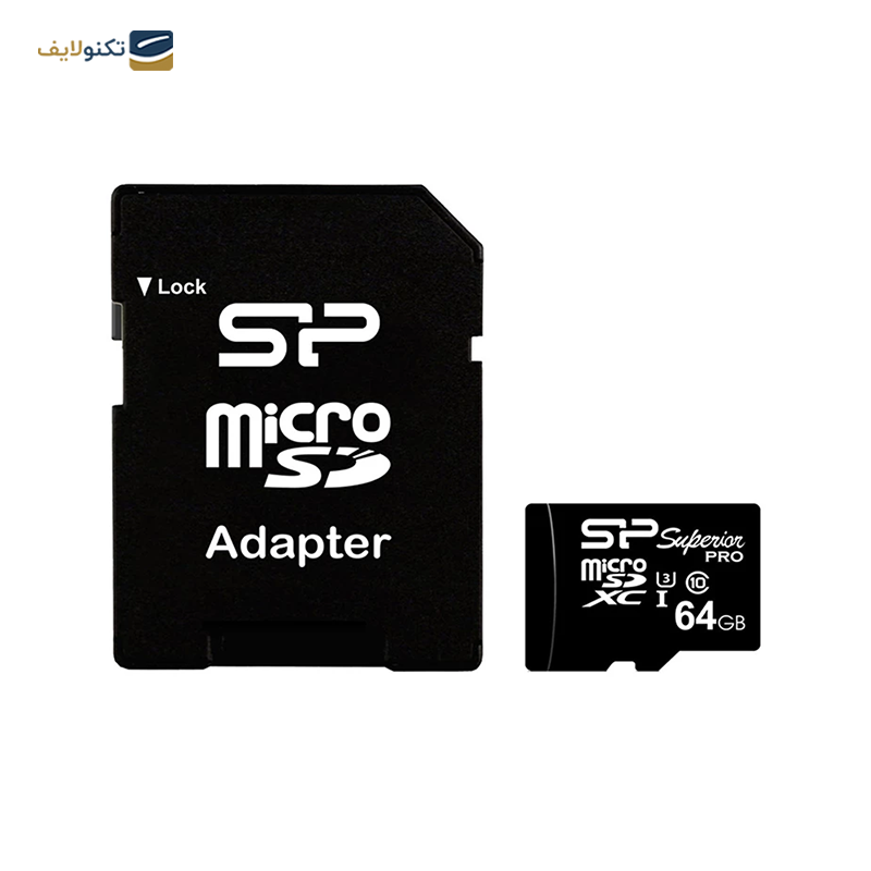 gallery-کارت حافظه‌ microSDXC سیلیکون پاور مدل Superior Pro V30 کلاس 10 استاندارد UHS-I U3 ظرفیت 64 گیگابایت به همراه آداپتور copy.png