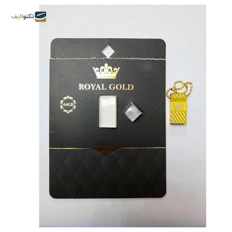 فلش مموری دیتا پلاس مدل Royal gold-U2 ظرفیت 64 گیگابایت