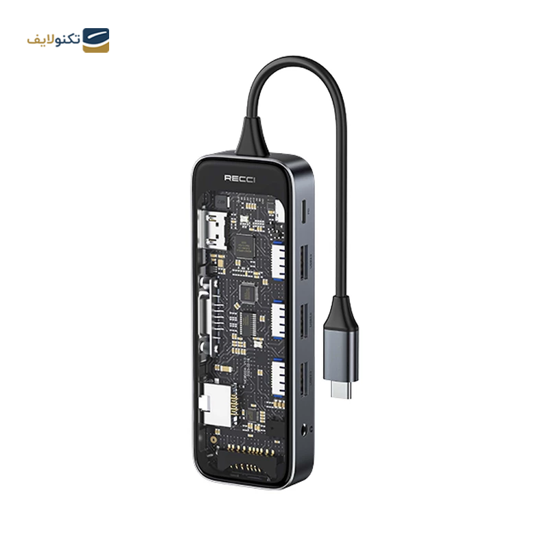 gallery-هاب USB-C رسی 9 پورت مدل RH09 copy.png