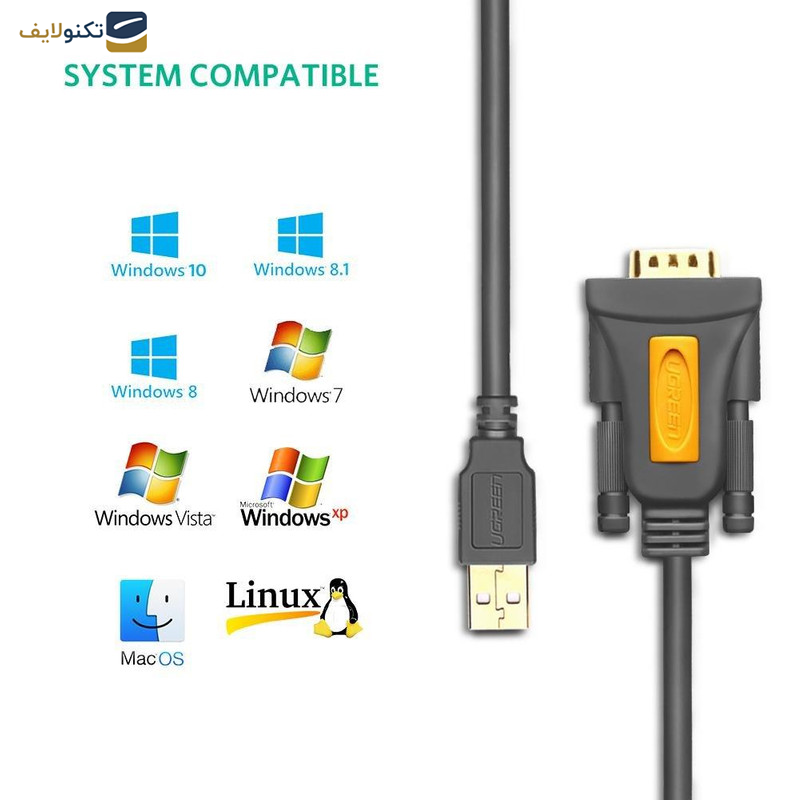 gallery-کابل تبدیل یو اس بی به VGA یوگرین مدل CR104-20201 copy.png