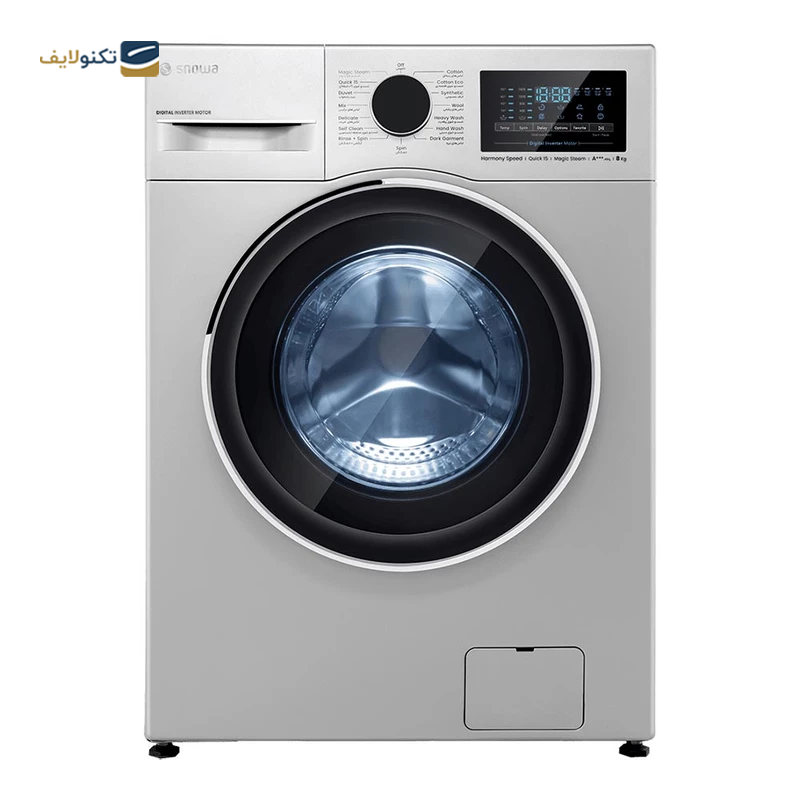 gallery-ماشین لباسشویی اسنوا 8 کیلویی سری هارمونی اسپید مدل SWM-B80W copy.png