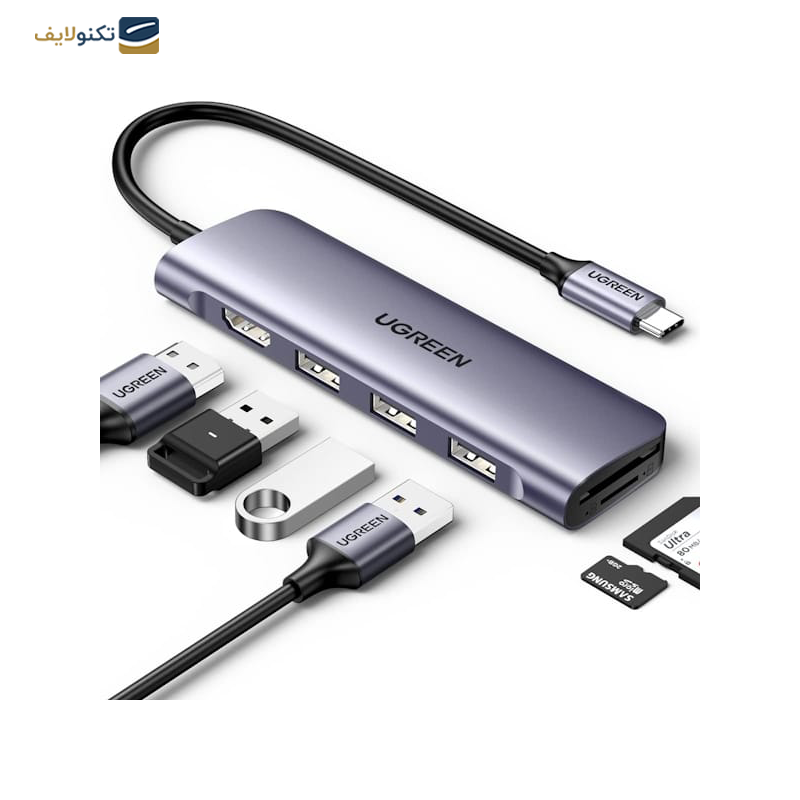 gallery-هاب USB-C یوگرین 6 پورت مدل 60384 CM511 copy.png