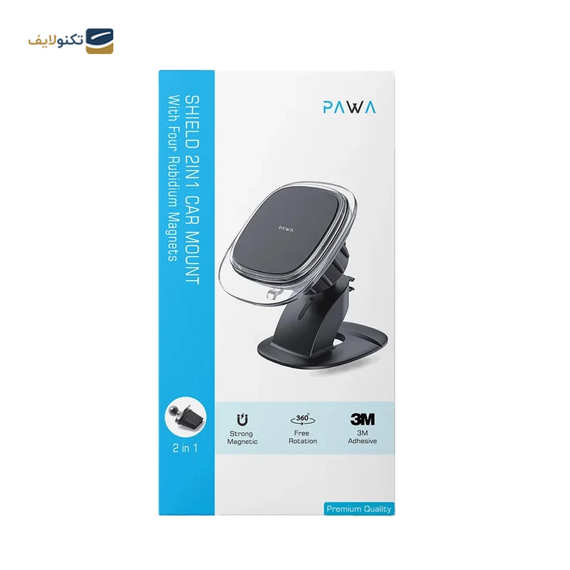 پایه نگهدارنده گوشی موبایل پاوا مدل PW-CH214RM-BK