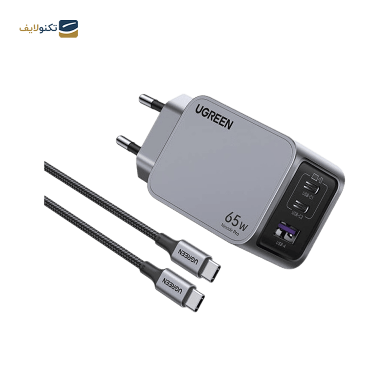 gallery-شارژر دیواری 140 وات یوگرین مدل 90549 به همراه کابل USB C copy.png