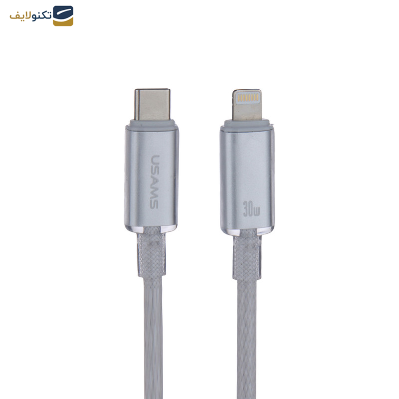 کابل تبدیل USB-C به لایتنینگ یوسمز مدل US-SJ659 30W طول 1.2 متر