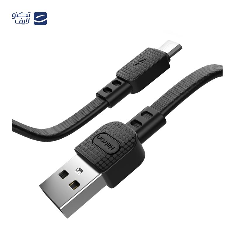 کابل تبدیل USB به MicroUSB هترون مدل HC138M طول 1 متر