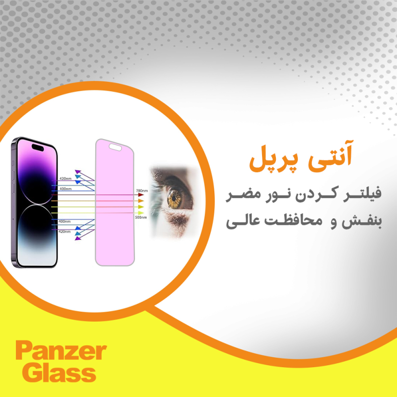 محافظ صفحه نمایش ضداشعه بنفش پنزر گلس مدل Resistant مناسب برای گوشی موبایل هوآوی Nova 12 Lite