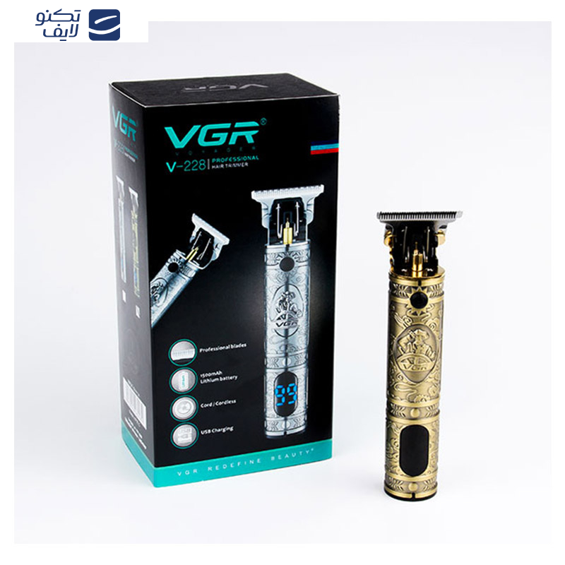 ماشین اصلاح موی صورت وی جی ار مدل V-228