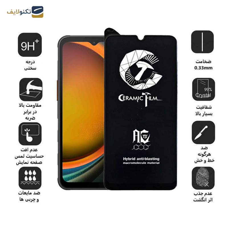 محافظ صفحه نمایش سرامیکی مات اپیکوی مدل CR7-M مناسب برای گوشی موبایل سامسونگ Galaxy A14 4G/5G /Xcover7