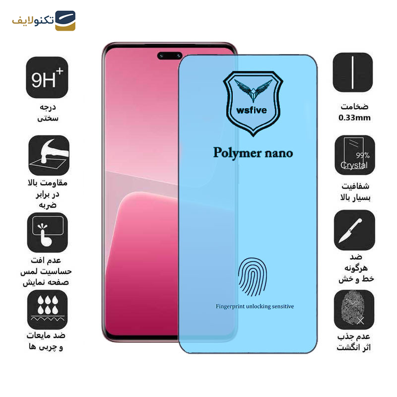 محافظ صفحه نمایش اپیکوی مدل Polymer Nano مناسب برای گوشی موبایل شیائومی Xiaomi 13 Lite/ Civi 3/ Civi 2