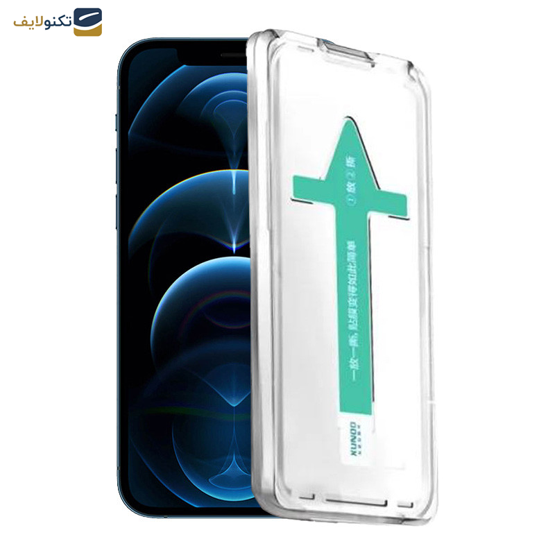 محافظ صفحه نمایش اپیکوی مدل Xundd Axe Easy install مناسب برای گوشی موبایل اپل iPhone 12 Pro/12