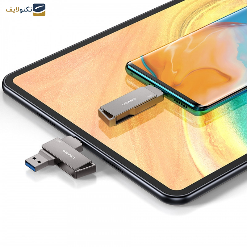 فلش مموری یوسمز مدل Typec-Usb3-High Speed-ZB200 ظرفیت 64 گیگابایت