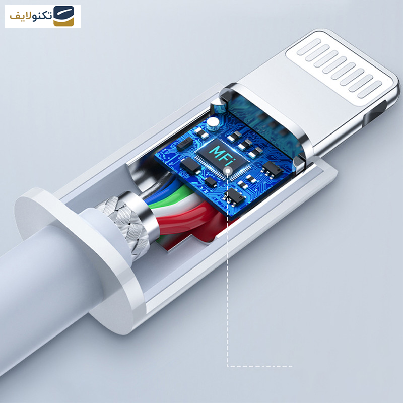 کابل شارژ تبدیل USB به لایتنینگ هترون مدل HC275i طول 1متر