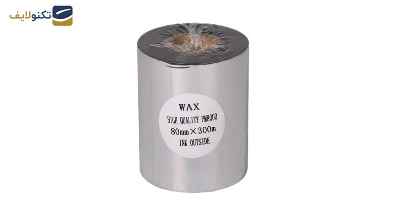 ریبون پرینتر لیبل زن NP مدل Wax 80mm x 300m