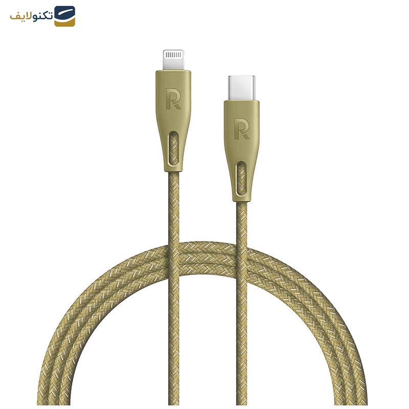 کابل تبدیل USB-C به لایتنینگ راوپاور مدل RP-CB1017 طول 1.2 متر