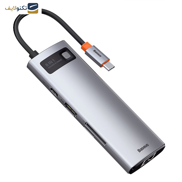 هاب 8 پورت USB-C باسئوس مدل CAHUB-CV0G