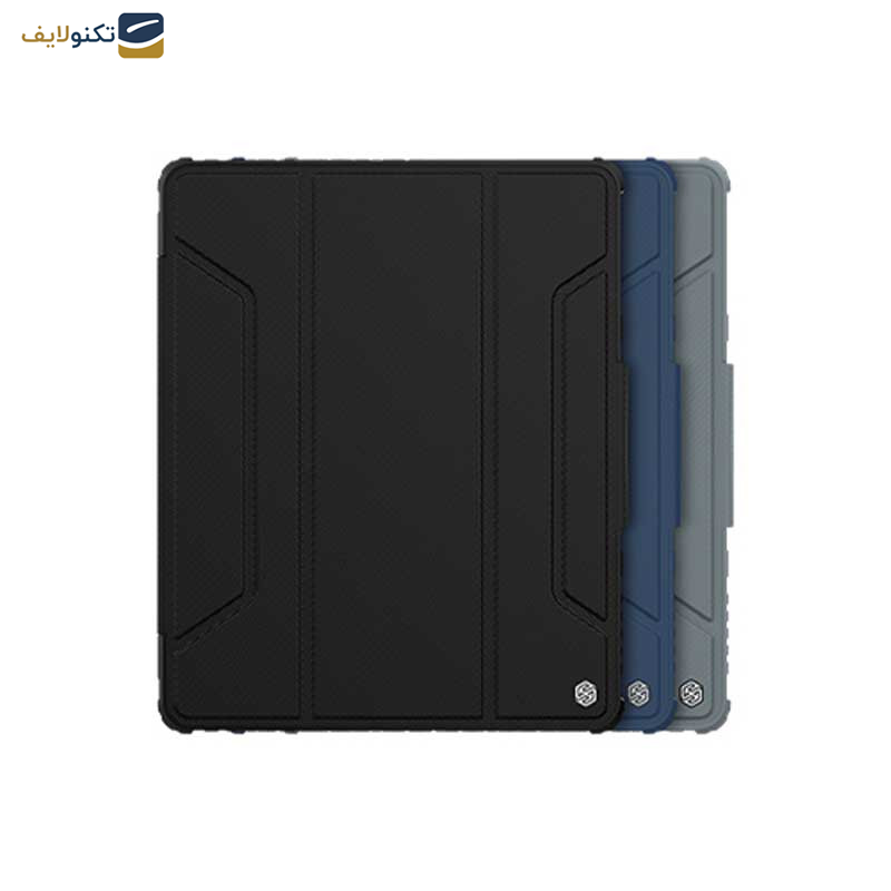 کیف کلاسوری نیلکین مدل Camshield Bumper مناسب برای تبلت اپل iPad Air 13 2024 / iPad Pro 12.9 2022 / 2021 / 2020