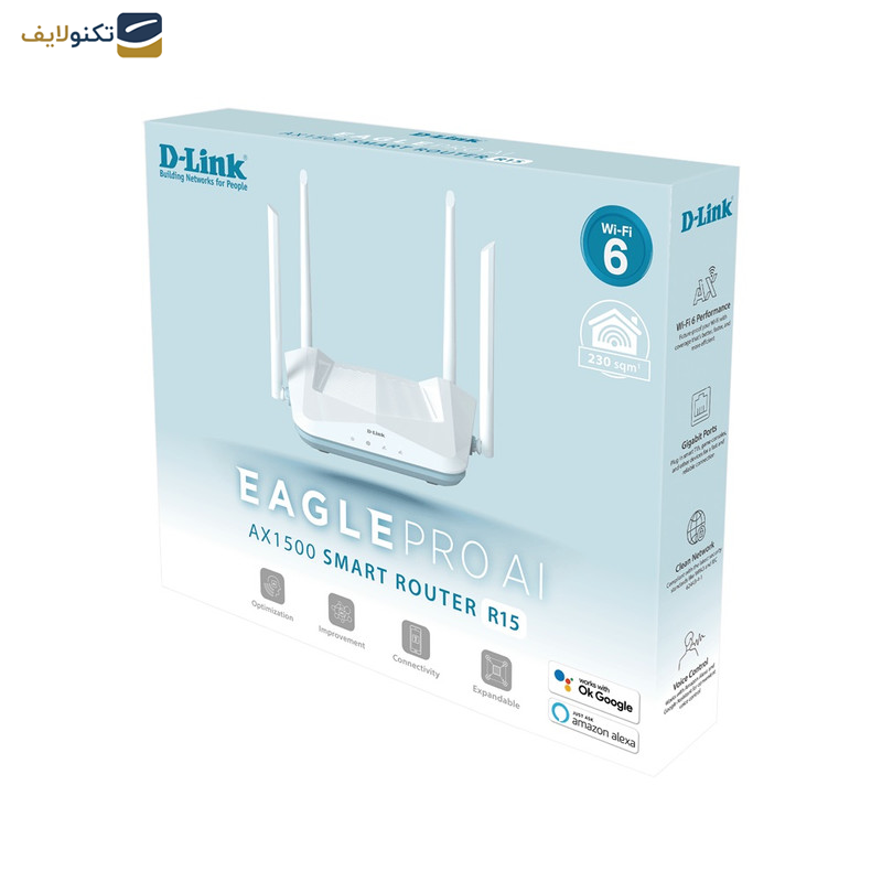 رادیو وایرلس دی-لینک مدل AX1500 Smart Router R15