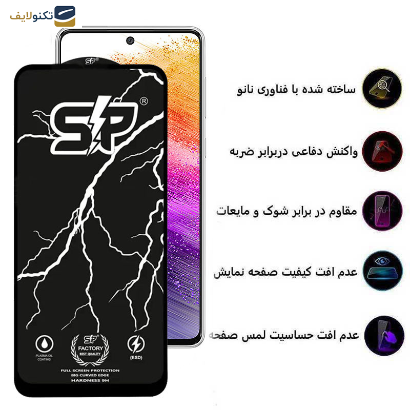 محافظ صفحه نمایش اپیکوی مدل SP Factory مناسب برای گوشی موبایل سامسونگ Galaxy A73 5G/ A72/ A71/ M54/ M53/ M52 5G/ M51