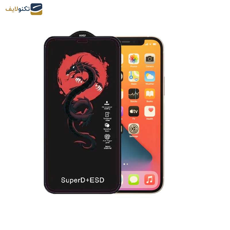 محافظ صفحه نمایش اپیکوی مدل Dragon ESD مناسب برای گوشی موبایل اپل iPhone 12 /12 Pro