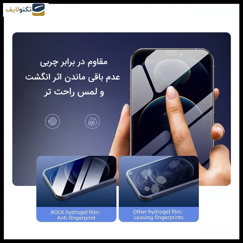 محافظ صفحه نمایش هیدروژل راک اسپیس کد HGL مناسب برای گوشی موبایل آنر 90 Lite