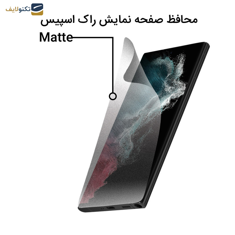 محافظ صفحه نمایش مات راک اسپیس مدل  180M-01G مناسب برای گوشی موبایل  سامسونگ Galaxy S22 Ultra 5G