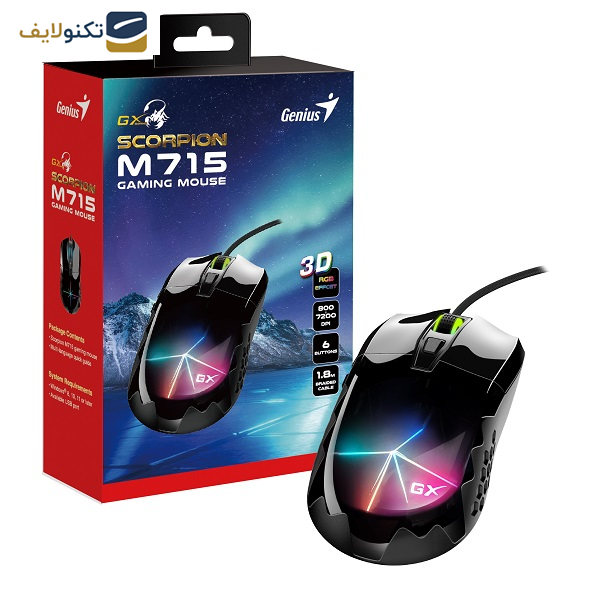 ماوس جنیوس مدل Scorpion M715