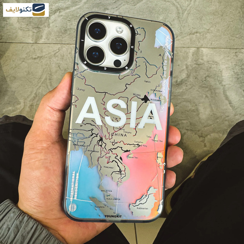 کاور یانگ کیت مدل Color Changing Globe کد Asia مناسب برای گوشی موبایل اپل iphone 16promax