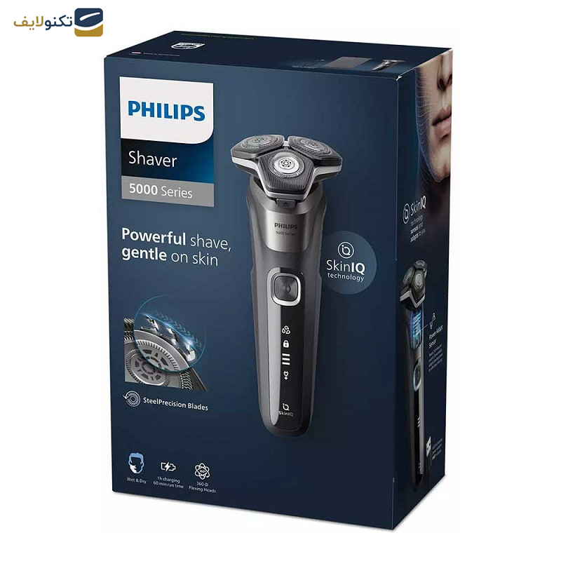 ماشین اصلاح موی صورت فیلیپس مدل SHAVER 5000 Series