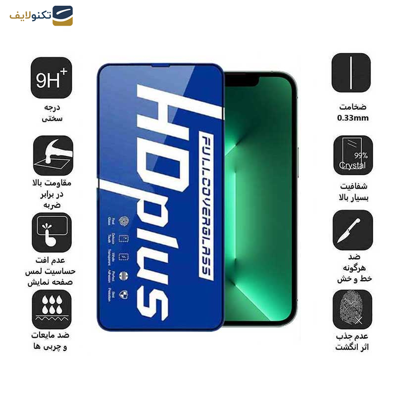 محافظ صفحه نمایش اپیکوی مدل HD Plus مناسب برای گوشی موبایل اپل 14 / iPhone 13 / 13 Pro 