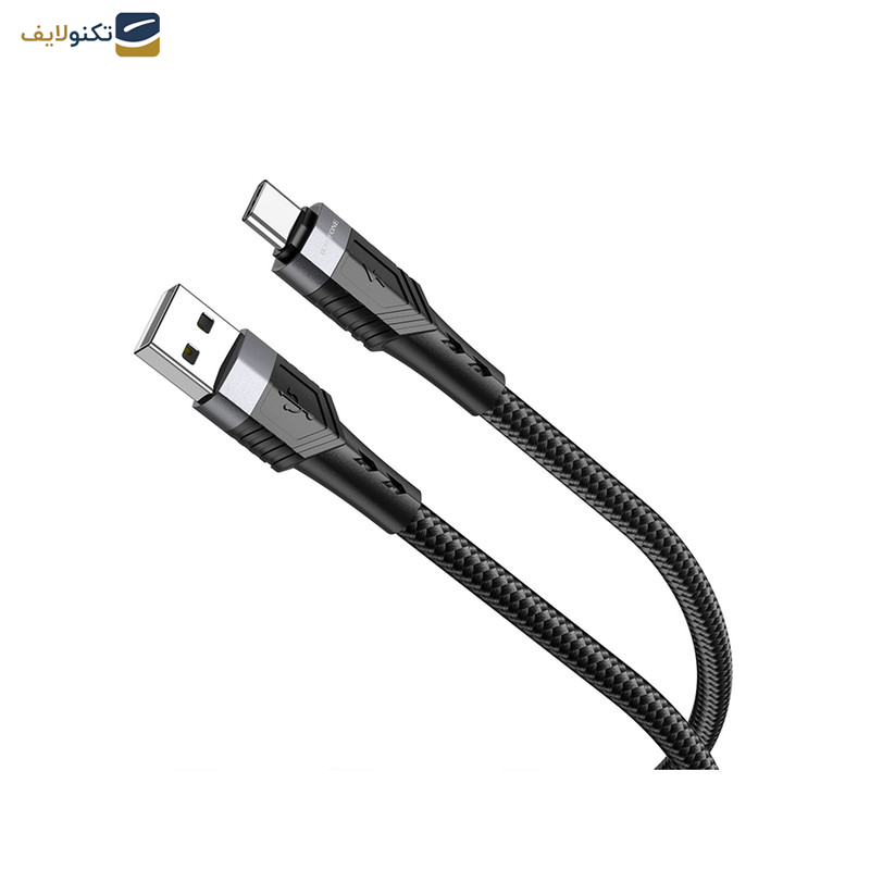 کابل تبدیل USB به USB-C بروفون مدل BU35 طول 1.2 متر