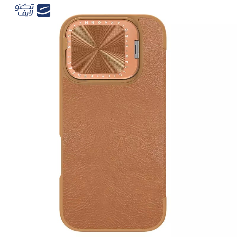  کیف کلاسوری نیلکین مدل Qin Prop Leather مناسب برای گوشی موبایل اپل iPhone 16 Pro 