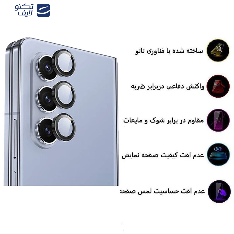 محافظ لنز دوربین اپیکوی مدل HD-ColorLens مناسب برای گوشی موبایل سامسونگ Galaxy Z Fold 6