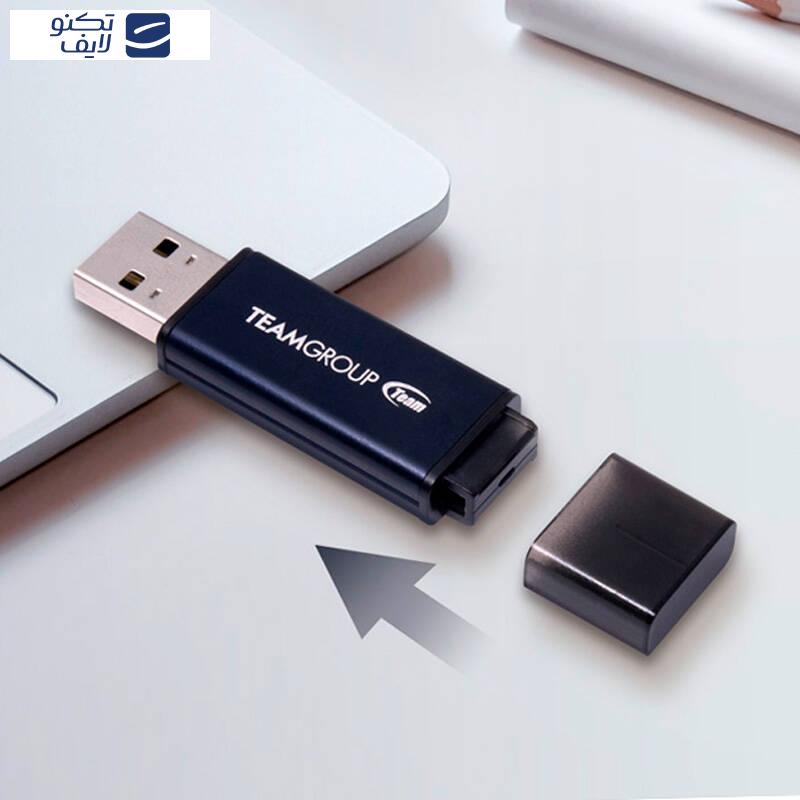 فلش مموری تیم گروپ مدل C211 USB3.2 ظرفیت 128 گیگابایت