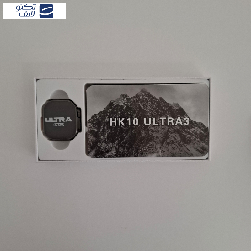 ساعت هوشمند ویرفیت مدل HK10 ultra3، سایز۴۹، دارای قابلیت های کنترل موسیقی، شمارنده ضربان قلب، گام شمار، قابلیت مکالمه مستقیم، پشتیبانی از زبان فارسی، بند سیلیکون