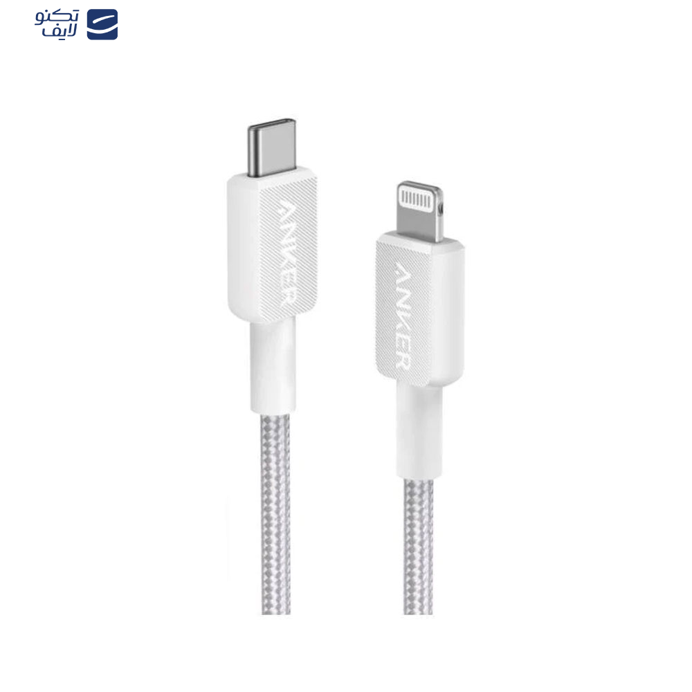 کابل تبدیل USB-C به لایتنینگ انکر مدل A81B6 طول 1.8 متر