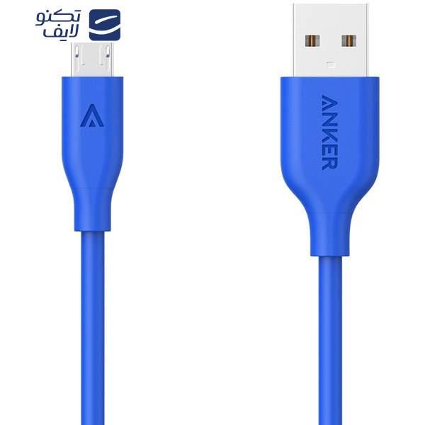 کابل تبدیل USB به microUSB انکر  مدل A8132 PowerLine طول 0.9 متر