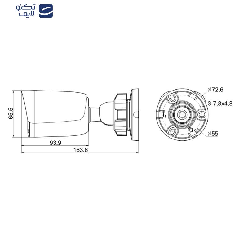 دوربین مداربسته تحت شبکه تیاندی مدل TC-C32QN