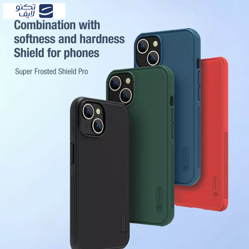 کاور نیلکین مدل Frosted Shield Pro مناسب برای گوشی موبایل اپل iPhone 14 plus/ 15 Plus