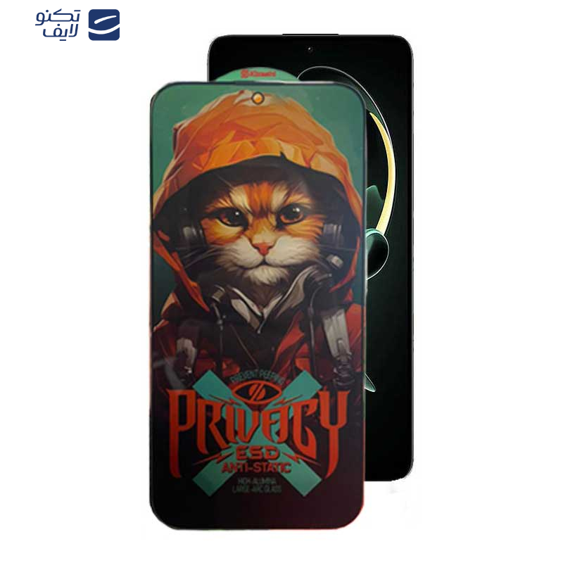 محافظ صفحه نمایش حریم شخصی اپیکوی مدل Privacy Hoodie Cat مناسب برای گوشی موبایل شیائومی Redmi K60 Ultra / K60 Pro / K60E / K60 