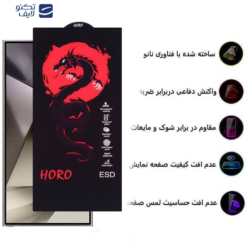 محافظ صفحه نمایش اپیکوی مدل Dragon ESD مناسب برای گوشی موبایل سامسونگ Galaxy S24 Ultra