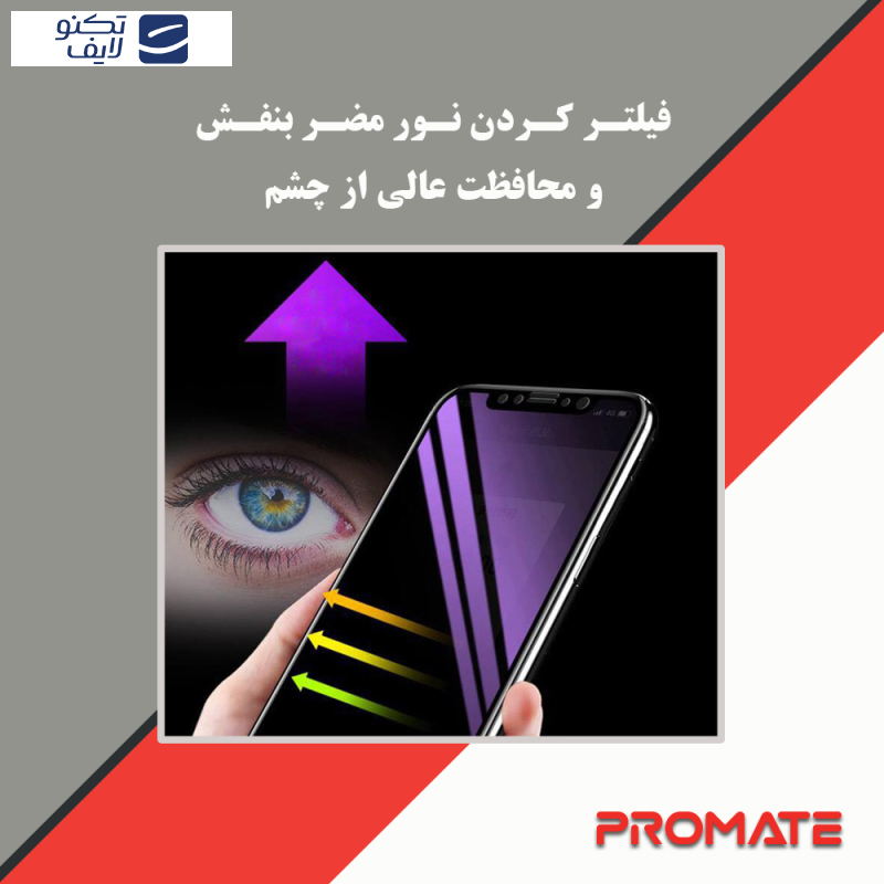 محافظ صفحه نمایش آنتی پرپل پرومیت مدل Resistant مناسب برای گوشی موبایل سامسونگ Galaxy A55