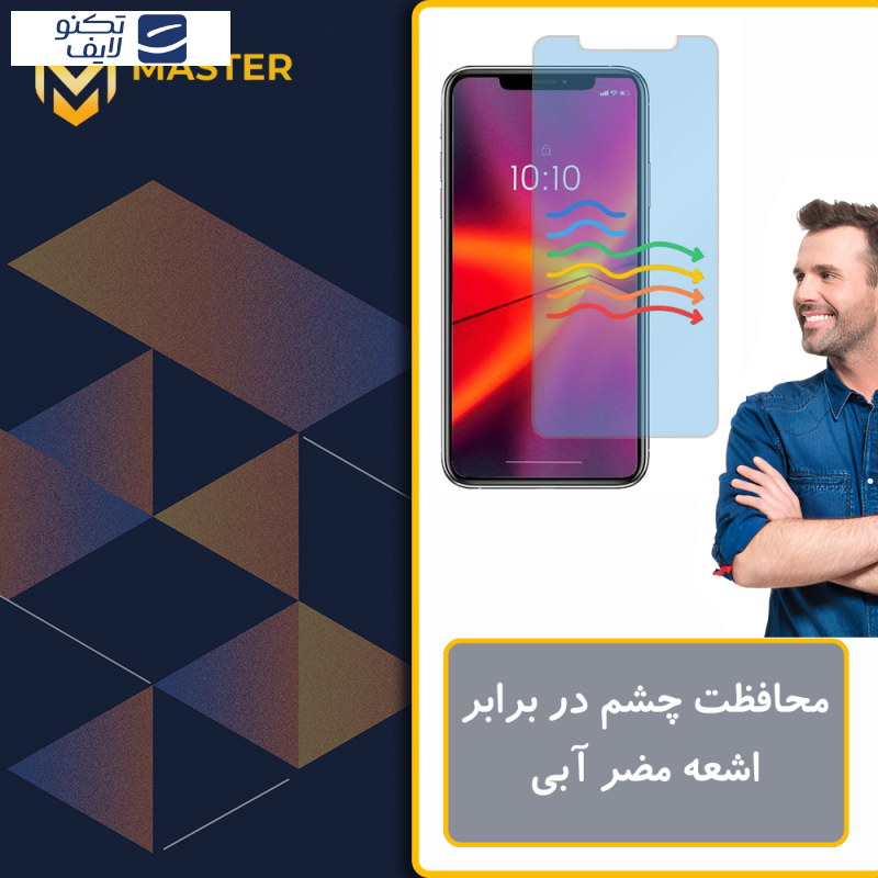 محافظ صفحه نمایش مات ضداشعه آبی مستر مدل Resistant مناسب برای گوشی موبایل موتورولا Moto G 5G Plus