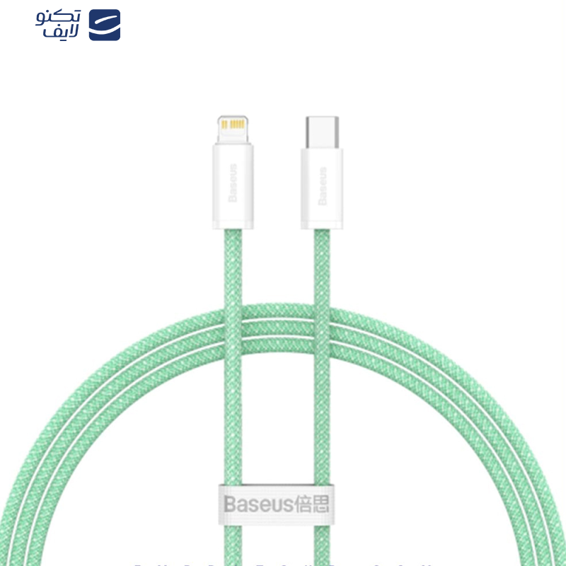 کابل تبدیل USB-C به لایتنینگ باسئوس مدل CALD000002 طول 1 متر