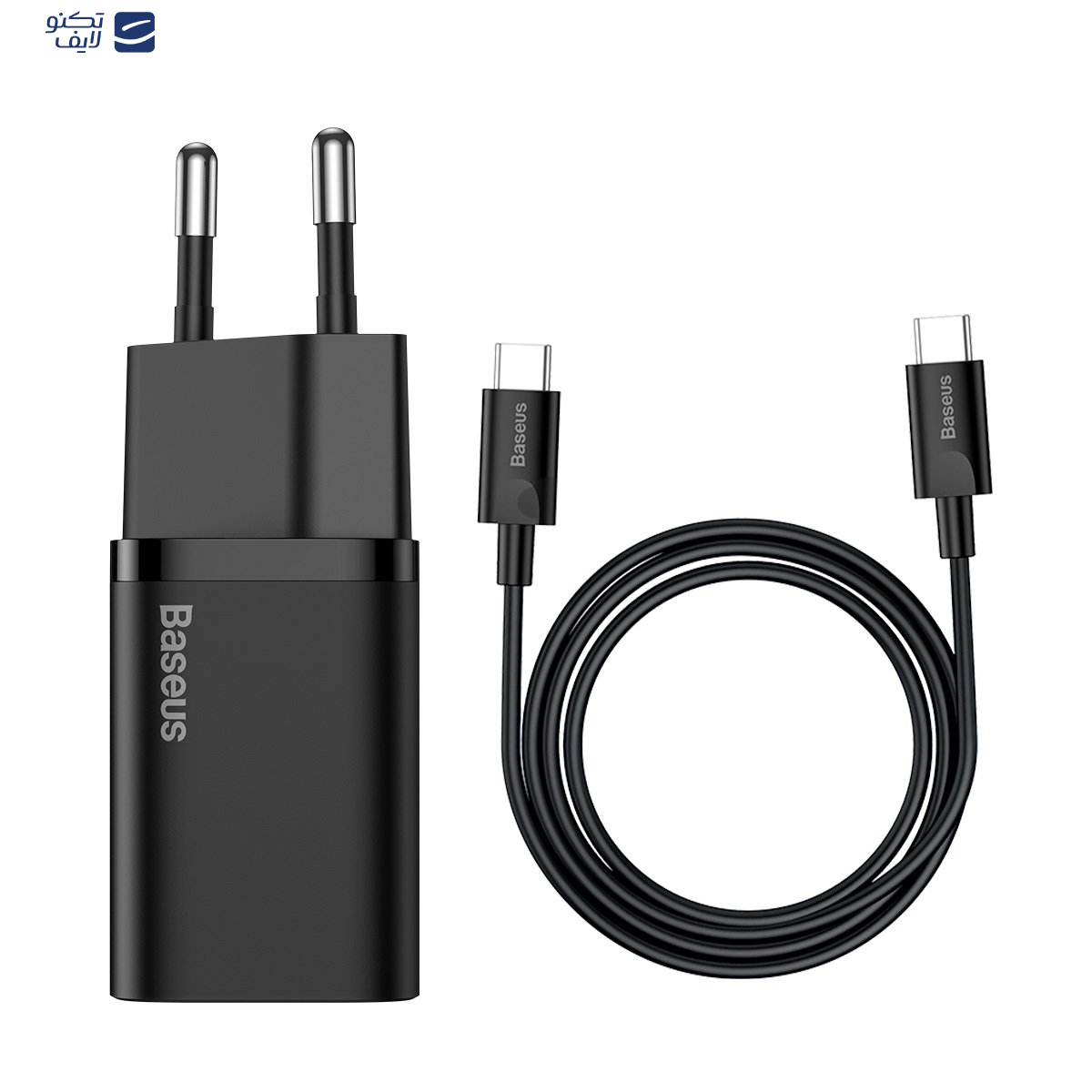 شارژر دیواری باسئوس مدل Super SI tzccsup-l01 به همراه کابل USB-C