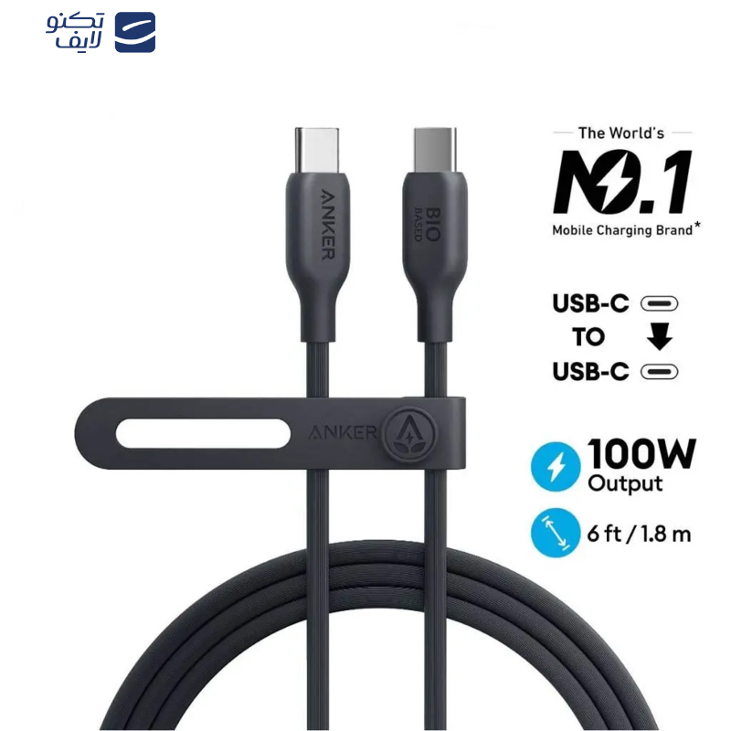 کابل USB-C انکر مدل A80F2H11 طول 1.83 متر