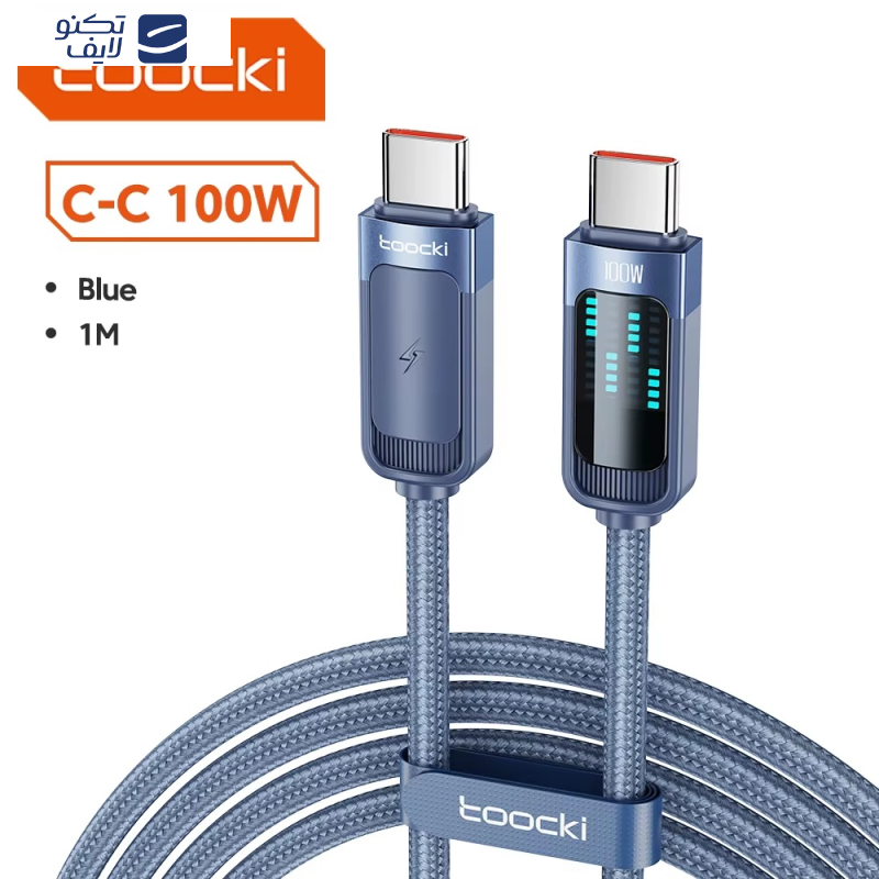 کابل USB-C توکی مدل 100W TQ-X47C3 طول 1 متر